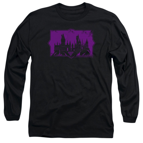 Image for Fantastic Beasts: the Crimes of Grindelwald Long Sleeve Shirt - Howarts Silhouette