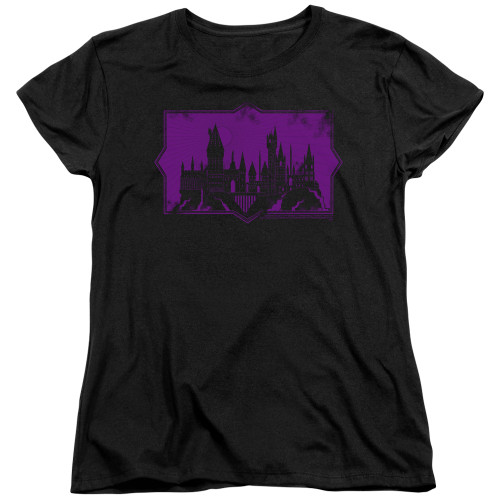 Image for Fantastic Beasts: the Crimes of Grindelwald Womans T-Shirt - Howarts Silhouette