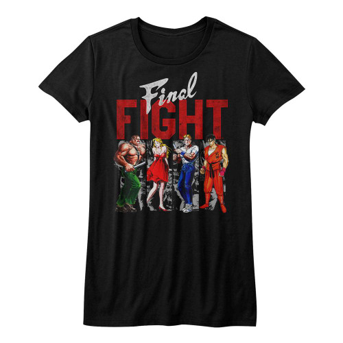 Image for Final Fight Girls T-Shirt - Panels