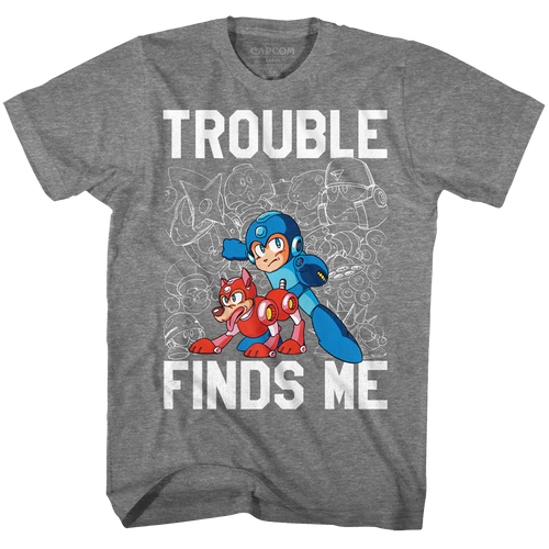Image for Mega Man Trouble T-Shirt