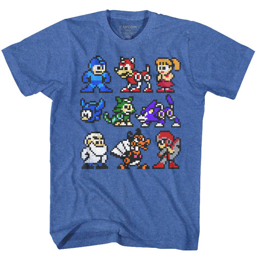 Image for Megaman The Cast T-Shirt