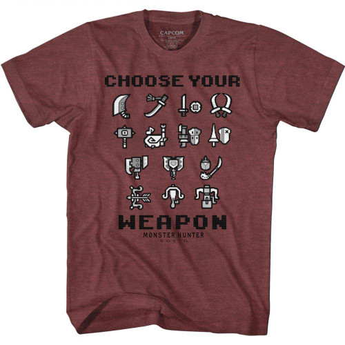 Image for Monster Hunter Choose Your Weapons T-Shirt