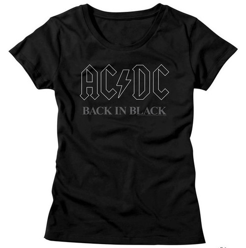 Image for AC/DC Girls T-Shirt - Back in Black 3 Classic