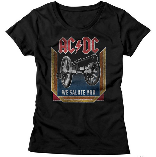 Image for AC/DC Girls T-Shirt - We Salute You Classic