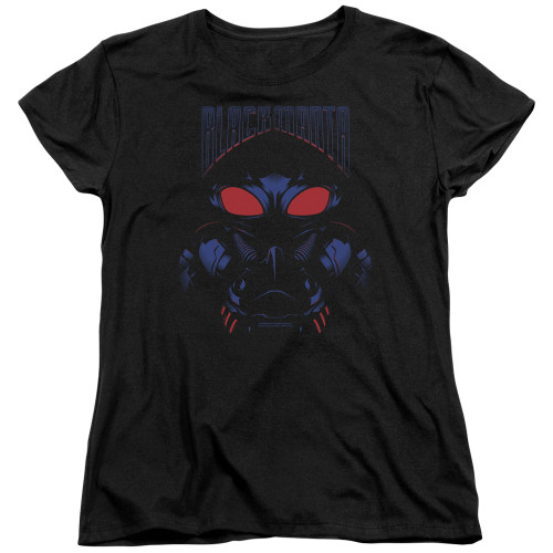 Image for Aquaman Movie Womans T-Shirt - Black Manta