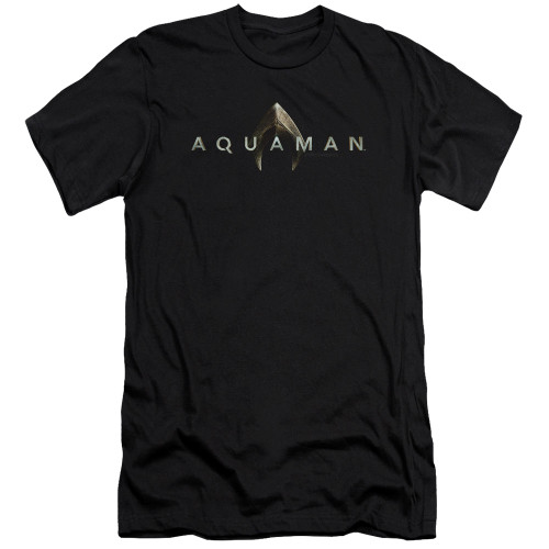 Image for Aquaman Movie Premium Canvas Premium Shirt - Logo