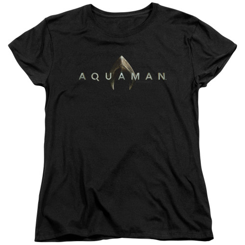 Image for Aquaman Movie Womans T-Shirt - Logo