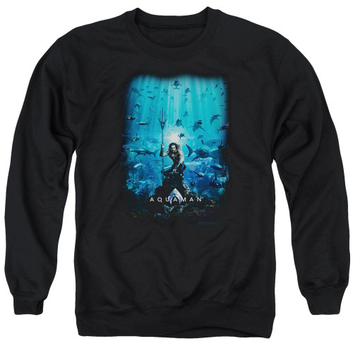 Image for Aquaman Movie Crewneck - Poster