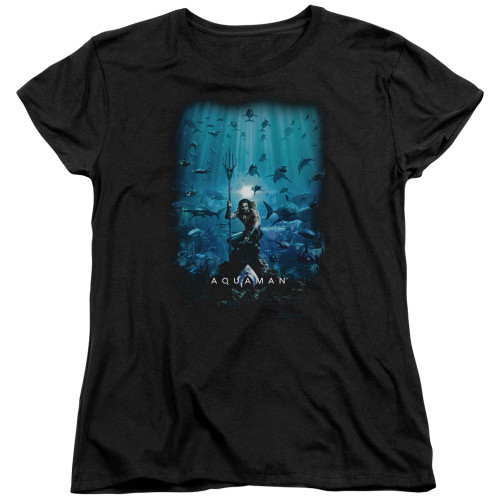 Image for Aquaman Movie Womans T-Shirt - Poster