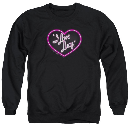 Image for I Love Lucy Crewneck - Neon Logo