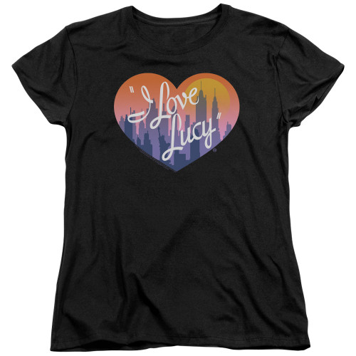 Image for I Love Lucy Woman's T-Shirt - Heart of the City