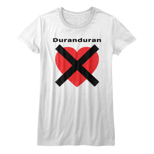 Image for Duran Duran Girls T-Shirt - Heart X