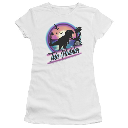 Image for Jurassic Park Girls T-Shirt - Prehistoric Walk