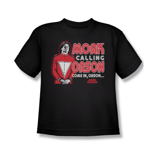Mork & Mindy Youth T-Shirt - Mork Calling Orson