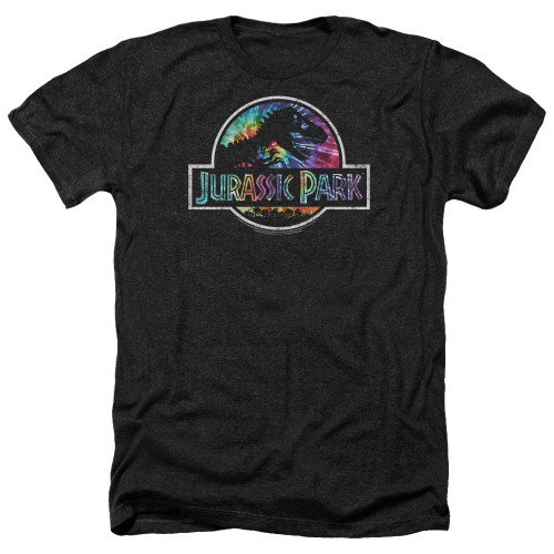 Image for Jurassic Park Heather T-Shirt - Prehistoric Groove