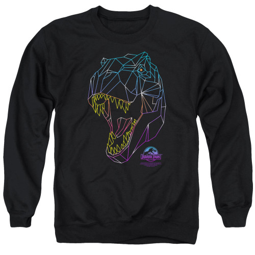 Image for Jurassic Park Crewneck - Neon T-Rex