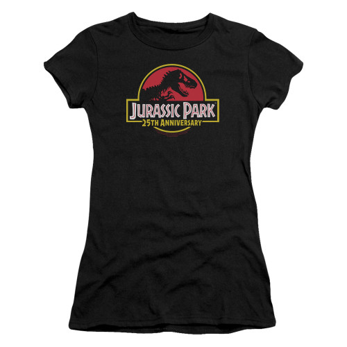 Image for Jurassic Park Girls T-Shirt - 25th Anniversary Logo