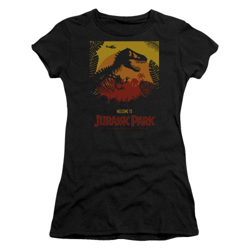 Image for Jurassic Park Girls T-Shirt - Welcome to JP