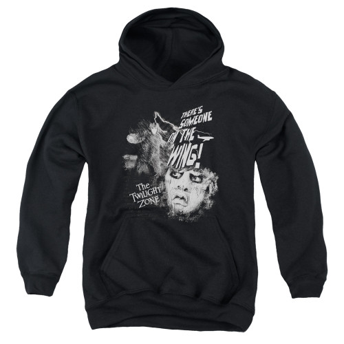 Image for The Twilight Zone Youth Hoodie - Someone on the Wing