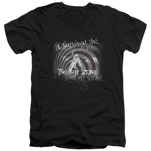 Image for The Twilight Zone T-Shirt - V Neck - I Survived