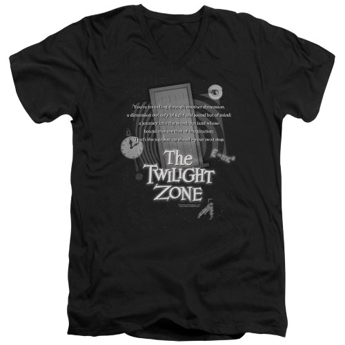 Image for The Twilight Zone T-Shirt - V Neck - Monologue