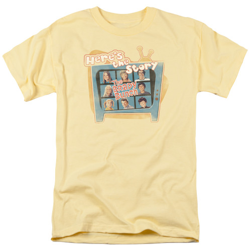 Image for The Brady Bunch T-Shirt - Here's the Story