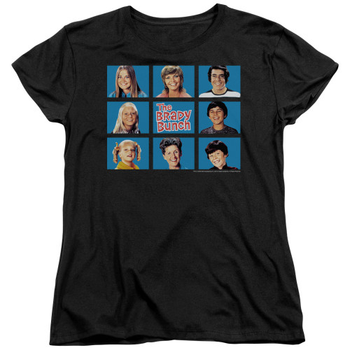 Image for The Brady Bunch Woman's T-Shirt - Framed