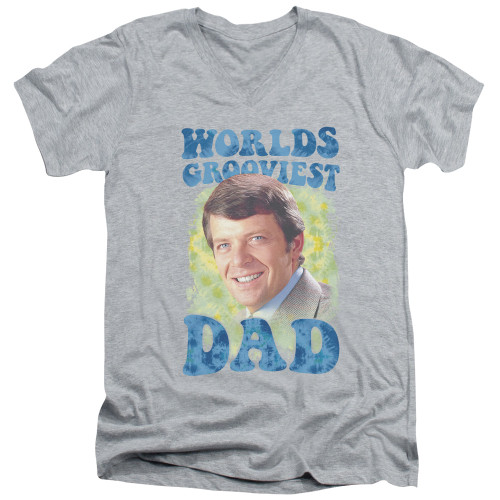 Image for The Brady Bunch T-Shirt - V Neck - World's Grooviest