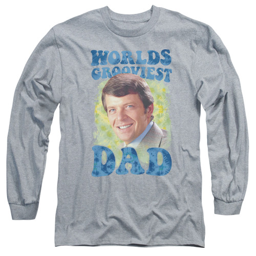 Image for The Brady Bunch Long Sleeve T-Shirt - World's Grooviest