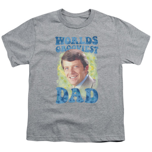 Image for The Brady Bunch Youth T-Shirt - World's Grooviest