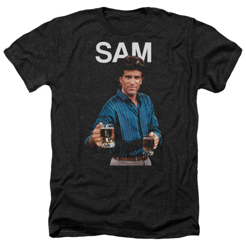 Image for Cheers Heather T-Shirt - Sam Malone