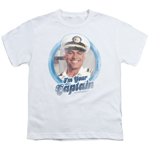 Image for The Love Boat Youth T-Shirt - I'm Your Captain