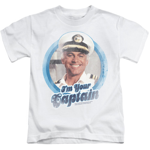Image for The Love Boat Kids T-Shirt - I'm Your Captain