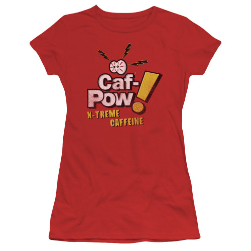 Image for NCIS Girls T-Shirt - Caf-Pow Xtreme Caffiene Logo
