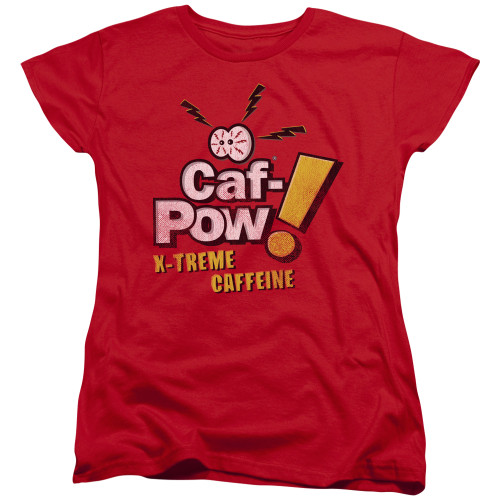 Image for NCIS Woman's T-Shirt - Caf-Pow Xtreme Caffiene Logo