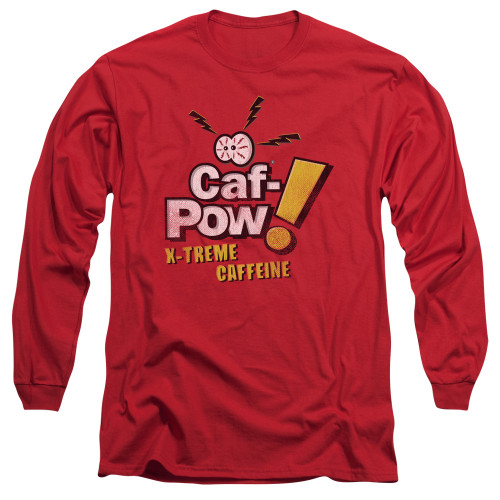 Image for NCIS Long Sleeve T-Shirt - Caf-Pow Xtreme Caffiene Logo