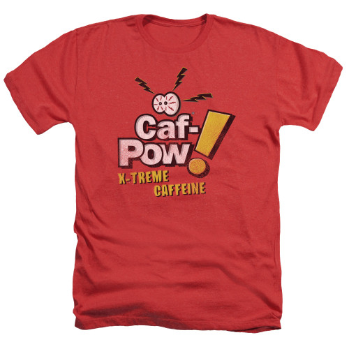 Image for NCIS Heather T-Shirt - Caf-Pow Xtreme Caffiene Logo