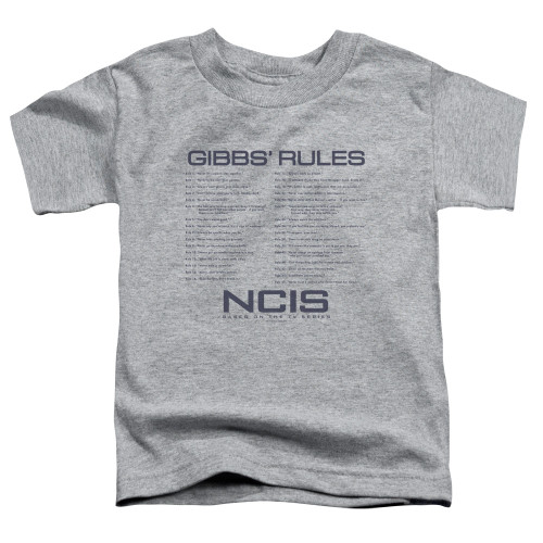 Image for NCIS Toddler T-Shirt - Gibbs Rules