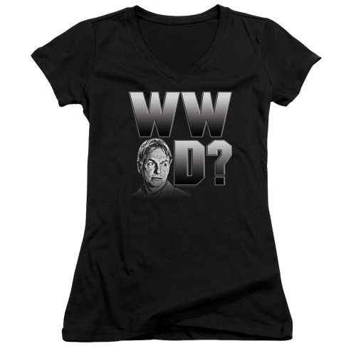 Image for NCIS Girls V Neck T-Shirt - What Would Gibbs Do?