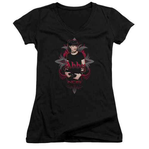 Image for NCIS Girls V Neck T-Shirt - Abby Gothic