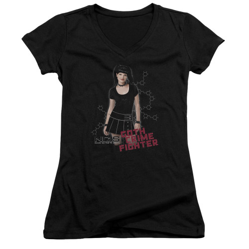 Image for NCIS Girls V Neck T-Shirt - Gothic Crime Fighter