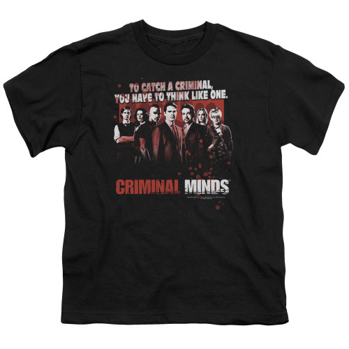 Image for Criminal Minds Youth T-Shirt - Think Like One
