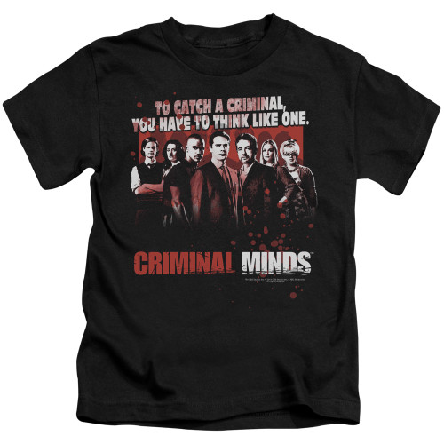 Image for Criminal Minds Kids T-Shirt - Think Like One