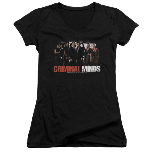 Image for Criminal Minds Girls V Neck T-Shirt - The Brain Trust