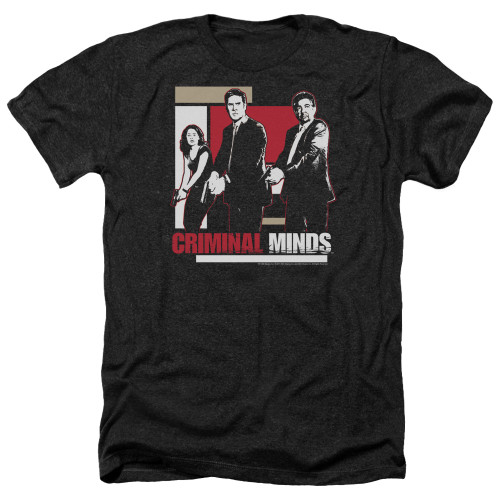 Image for Criminal Minds Heather T-Shirt - Guns Drawn