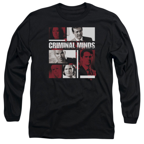 Image for Criminal Minds Long Sleeve T-Shirt - Character Boxes