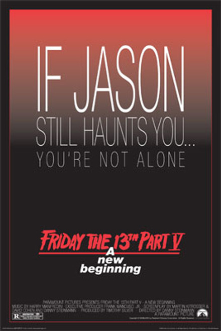 Friday the 13th Part V Poster - A New Beginning