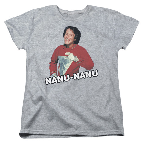 Image for Mork & Mindy Woman's T-Shirt - Catch Phrase