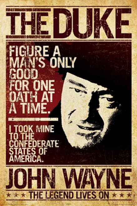 John Wayne Poster - Duke