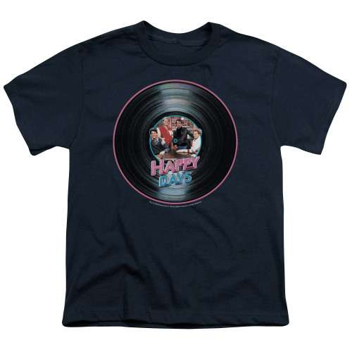 Image for Happy Days Youth T-Shirt - On the Record